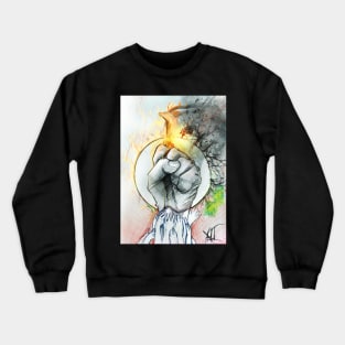 Greece wild fire Crewneck Sweatshirt